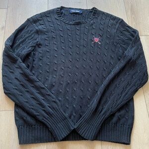 Polo by Ralph Lauren Black Crewneck Sweater